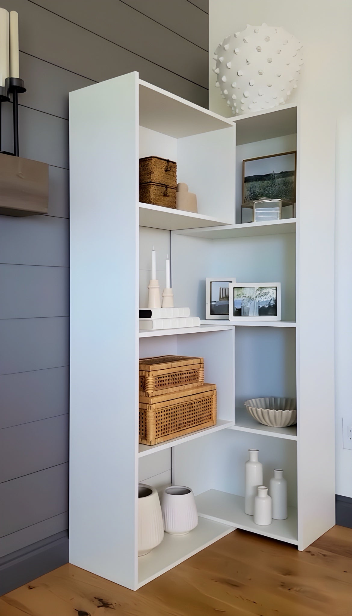 Modüler Çok Amaçlı Kitaplık | Düz veya L Şeklinde Köşe Raf Ünitesi